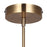 Canarm Keaton 1 Light 33.5" Chandelier, Gold