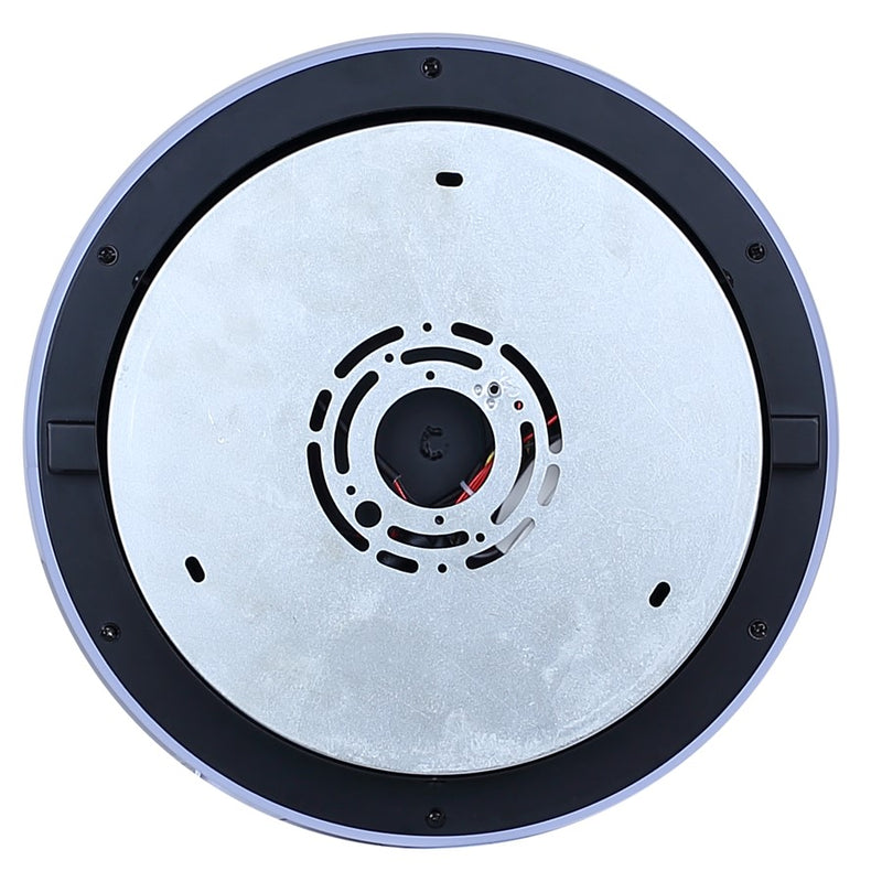 Canarm Denver 12in 3-Light LED Flush Mount | Modern Matte Black Steel and Aluminum | Bedroom & Hallway Ceiling Light | Model LCW314A03BK