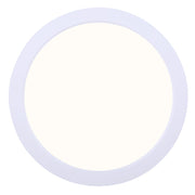 Canarm 9in LED Low Profile Disk Light | White Metal/Acrylic | Under Cabinet & Closet | 9 x 9 x 1 in | Model LED-9DLP-WT