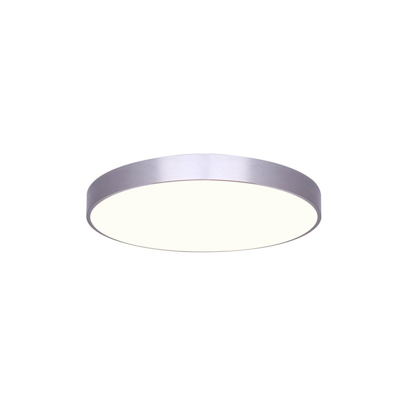 Canarm LED-CP5D10-BN 4.7in 1-Light Low Profile Disk Light | Brushed Nickel | Under Cabinet & Hallway | 4.7 x 4.7 x 0.77 in | Model LED-CP5D10-BN