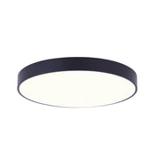 Canarm LED-CP7D10-BK 6.7in 1-Light Low Profile Disk Light | Black | Under Cabinet & Hallway | 6.7 x 6.7 x 0.77 in | Model LED-CP7D10-BK