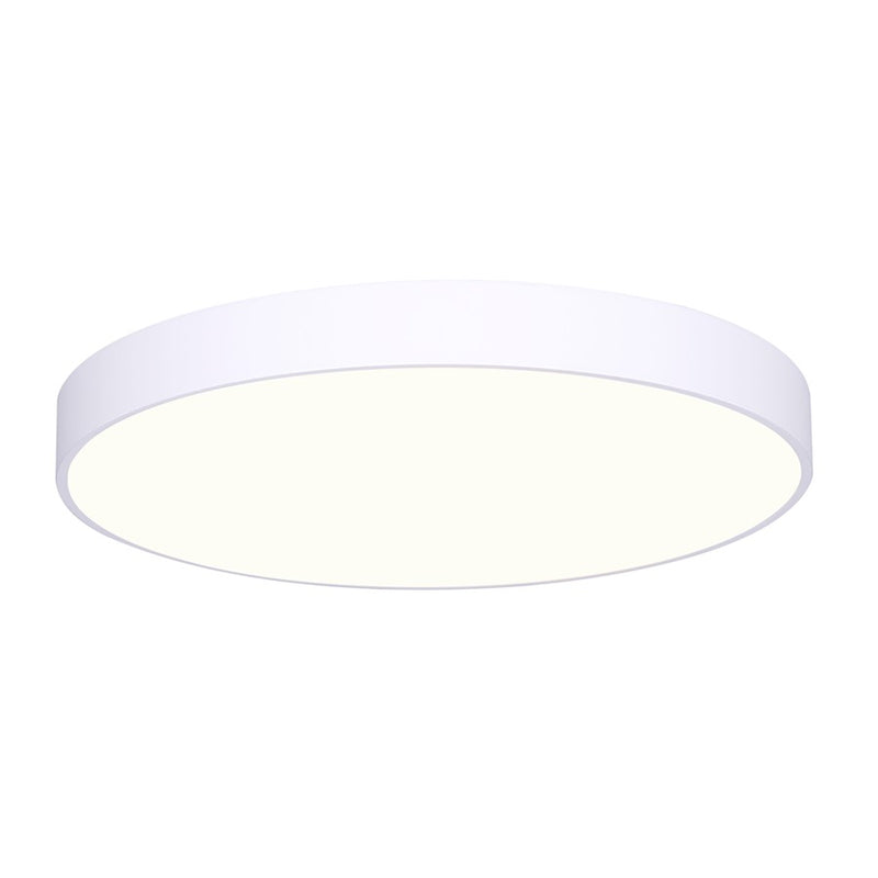 Canarm 7in 1-Light LED Disk Light | White Finish | Under Cabinet & Accent Lighting | 7 x 7 x 1 in | Model LED-CP7D10-WT