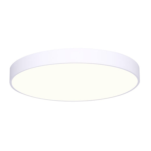 Canarm 7in 1-Light LED Disk Light | White Finish | Under Cabinet & Accent Lighting | 7 x 7 x 1 in | Model LED-CP7D10-WT