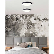 Canarm 9in 1-Light LED Disk Light | Black Finish | Under Cabinet & Accent Lighting | 9 x 9 x 1 in | Model LED-CP9D10-BK