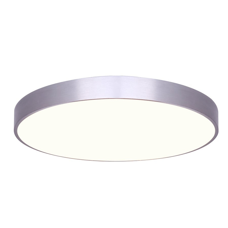 Canarm 9in 1-Light LED Disk Light | Brushed Nickel Finish | Under Cabinet & Accent Lighting | 9 x 9 x 1 in | Model LED-CP9D10-BN