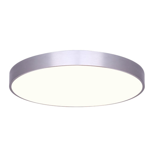 Canarm 9in 1-Light LED Disk Light | Brushed Nickel Finish | Under Cabinet & Accent Lighting | 9 x 9 x 1 in | Model LED-CP9D10-BN