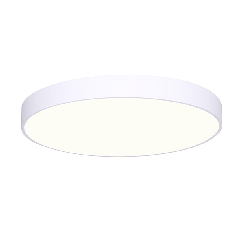 Canarm 9in 1-Light LED Disk Light | White Finish | Under Cabinet & Accent Lighting | 9 x 9 x 1 in | Model LED-CP9D10-WT