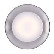 Canarm 4in LED Disk Light | Brushed Nickel Metal/Acrylic | Under Cabinet & Hallway Light | 630 Lumens, 3000K, Dimmable | Model LED-SM4DL-BN-C