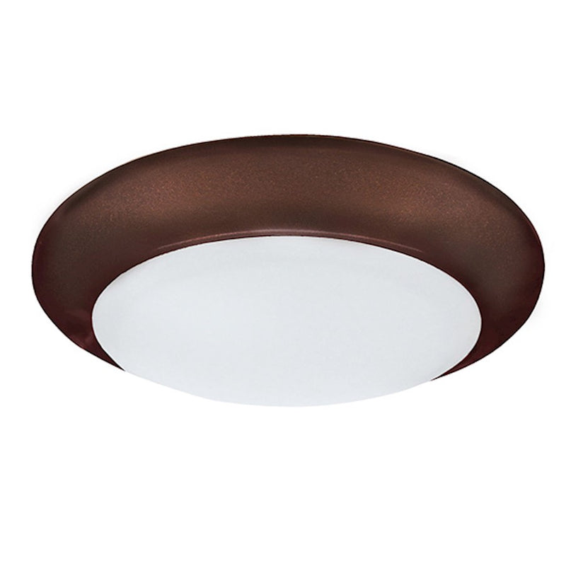 Canarm 4in LED Disk Light | Oil Rubbed Bronze Metal/Acrylic | Under Cabinet & Hallway Light | 630 Lumens, 3000K, Dimmable | Model LED-SM4DL-ORB-C