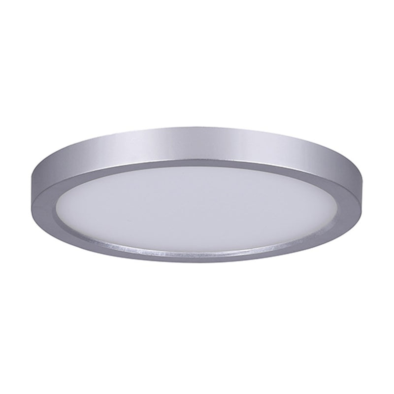 Canarm LED-SM55DL-BN-C 5.5in 1-Light LED Disk Light | Brushed Nickel Surface Mount | Kitchen & Bathroom | 5.5 x 1 x 1 in | Model LED-SM55DL-BN-C
