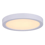 Canarm LED-SM55DL-WT-C 5.5in 1-Light LED Disk Light | White Surface Mount | Kitchen & Bathroom | 5.5 x 1 x 1 in | Model LED-SM55DL-WT-C