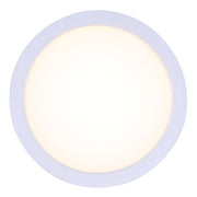 Canarm LED-SM55DL-WT-C 5.5in 1-Light LED Disk Light | White Surface Mount | Kitchen & Bathroom | 5.5 x 1 x 1 in | Model LED-SM55DL-WT-C