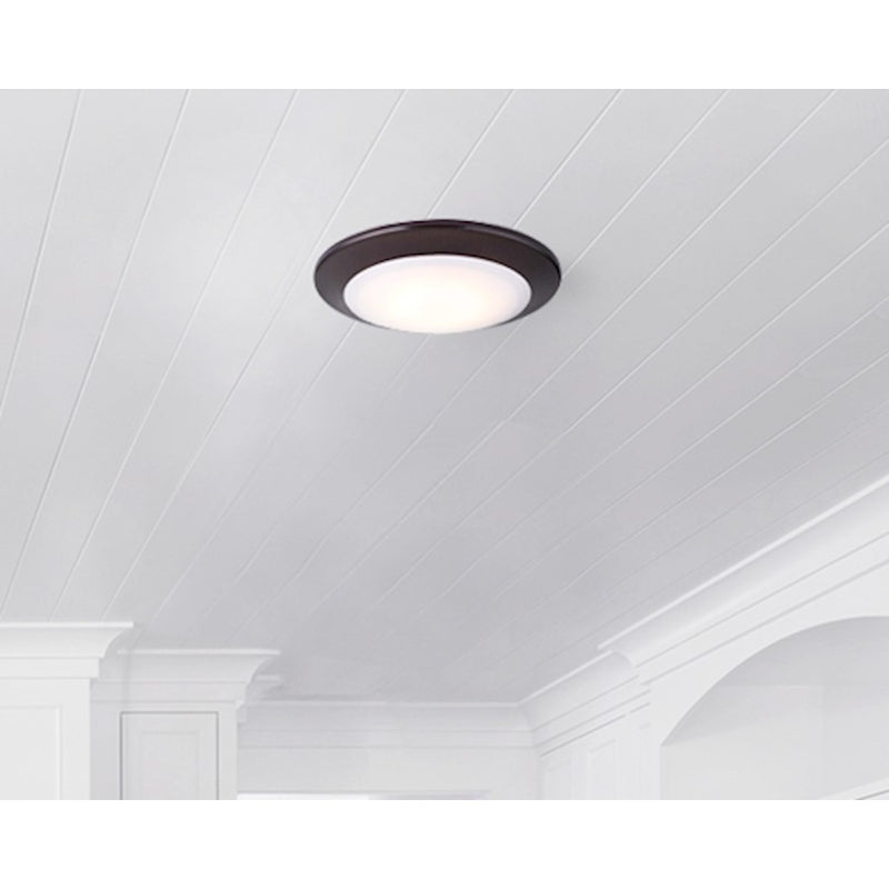Canarm LED-SM6DL 6in 1-Light Low Profile Disk Light | Oil Rubbed Bronze | Hallway & Closet Ceiling | 6 x 1 x 1 in | Model LED-SM6DL-ORB-C