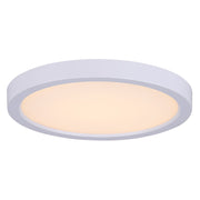 Canarm LED-SM7DL 7in 1-Light Low Profile Disk Light | White | Hallway & Closet Ceiling | 7 x 1 x 1 in | Model LED-SM7DL-WT-C