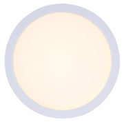 Canarm LED-SM7DL 7in 1-Light Low Profile Disk Light | White | Hallway & Closet Ceiling | 7 x 1 x 1 in | Model LED-SM7DL-WT-C