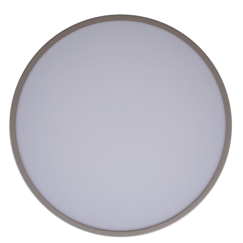 Canarm Jessa 13in LED Flush Mount | Modern Matte Gray and Gold Metal | Bedroom & Kitchen Ceiling Light | 12.75 x 12.75 x 8.13 in | Model LFM263A13GYG