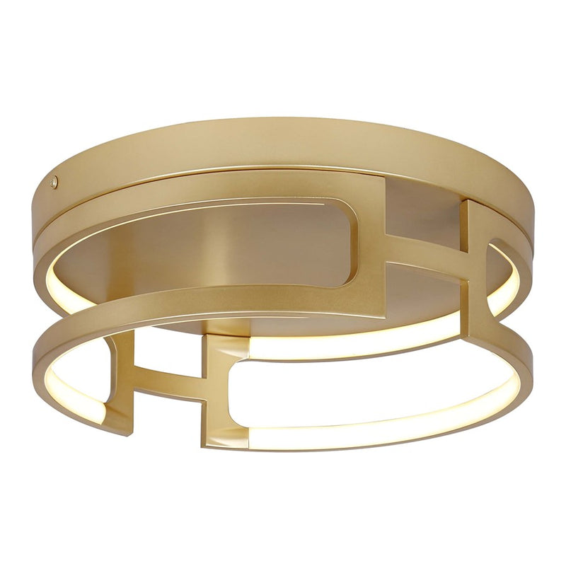 Canarm Bettony LED 15" Flush Mount, Gold