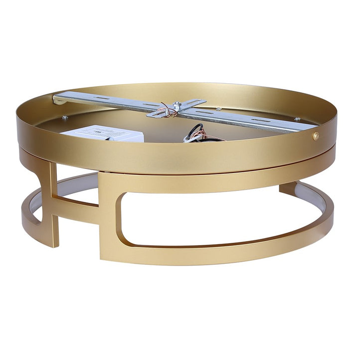 Canarm Bettony LED 15" Flush Mount, Gold