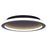 Canarm Gavyn 1 Light 16" Flush Mount, Black