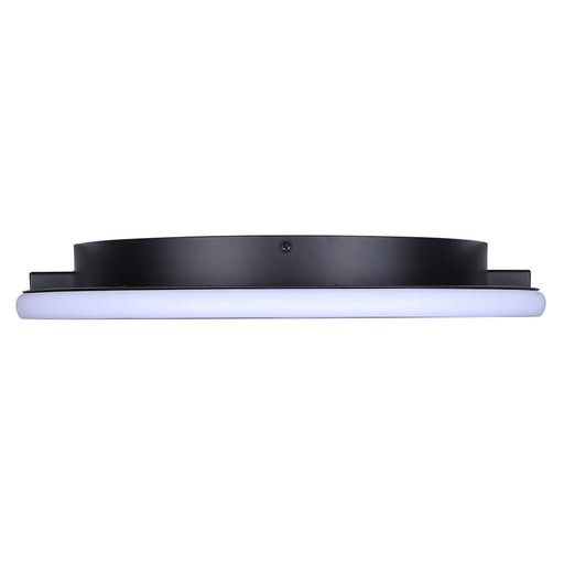 Canarm Gavyn 1 Light 16" Flush Mount, Black