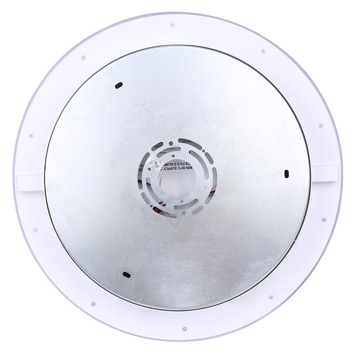 Canarm Gavyn 1 Light 16" Flush Mount, White