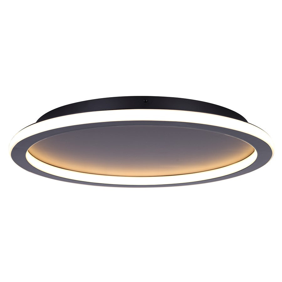 Canarm Gavyn 1 Light 20" Flush Mount, White - LFM279A20BK