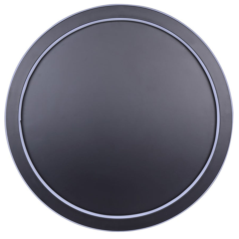 Canarm Gavyn 20in 1-Light LED Flush Mount | Modern Matte Black Metal | Bedroom & Living Room Ceiling Light | 20 x 20 x 2.25 in | Model LFM279A20BK