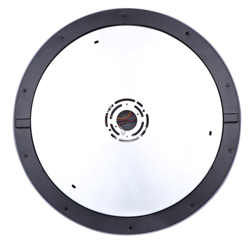 Canarm Gavyn 20in 1-Light LED Flush Mount | Modern Matte Black Metal | Bedroom & Living Room Ceiling Light | 20 x 20 x 2.25 in | Model LFM279A20BK