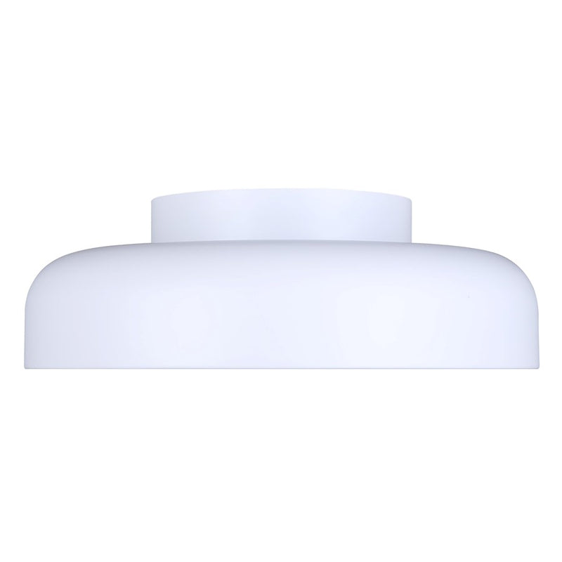 Canarm Zaria 1 Light 13.88" Flush Mount, White