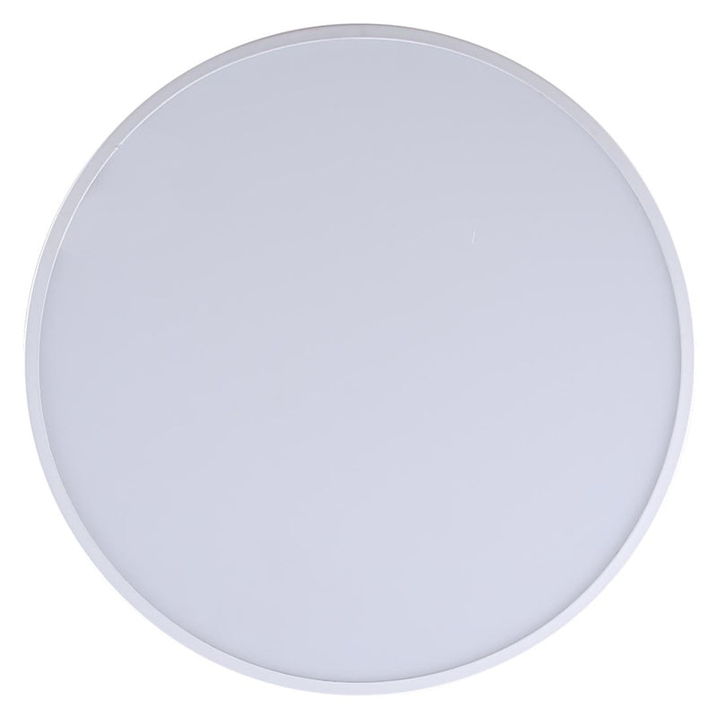 Canarm Zaria 14in 1-Light LED Flush Mount | Modern White Metal | Kitchen & Hallway | 13.88 x 13.88 x 4.5 in, Dimmable 3CCT | Model LFM281A14WH