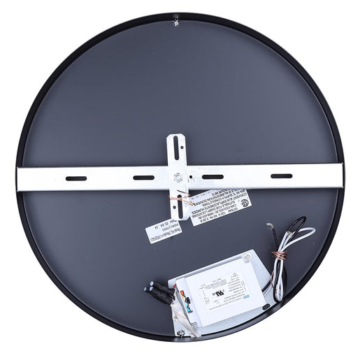 Canarm Azria 4 Light LED 15" Flush Mount, Matte Black