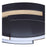 Canarm Azria 4 Light LED 15" Flush Mount, Matte Black
