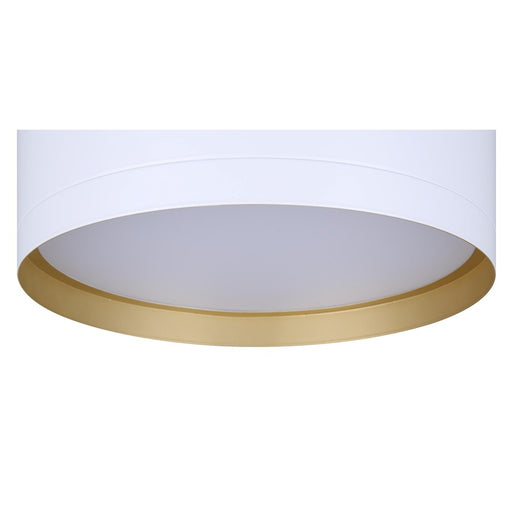 Canarm Kyrie 1 Light 11.75" Flush Mount, White