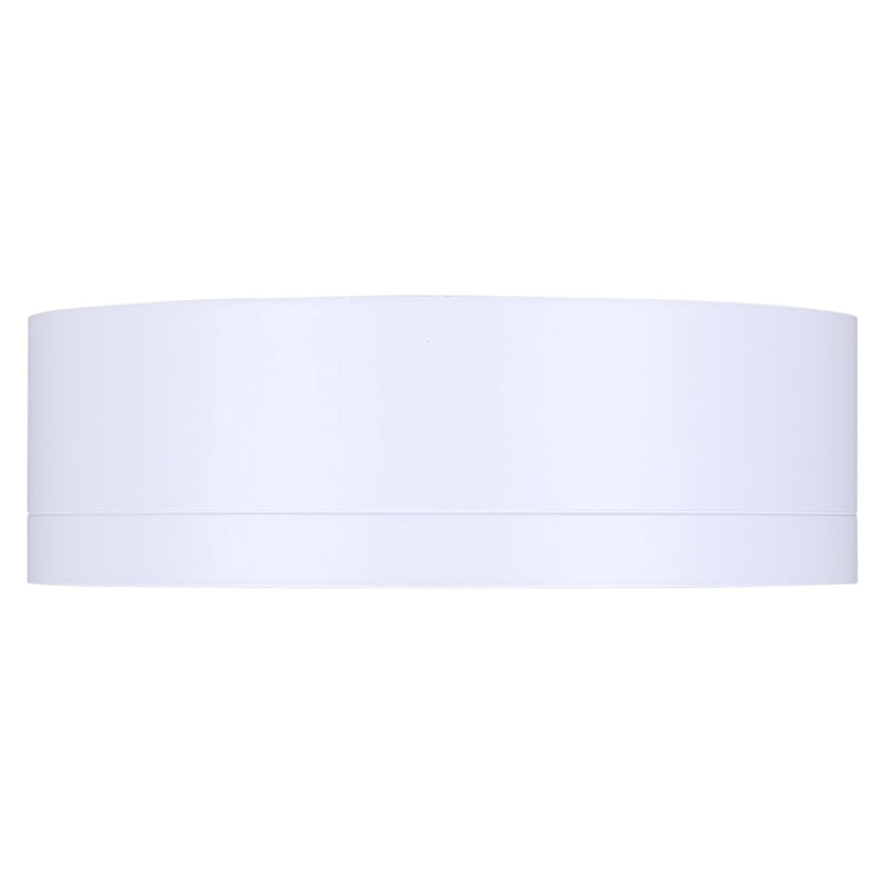 Canarm Kyrie 12in 1-Light LED Flush Mount | Modern White with Gold Interior | Living Room & Bedroom | 11.75 x 11.75 x 3.75 in | Model LFM285A12WH