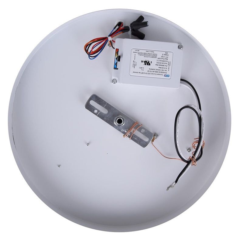Canarm Kyrie 1 Light 11.75" Flush Mount, White