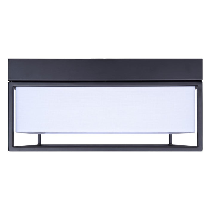 Canarm Bretton 1 Light LED 12" Flush Mount, Black