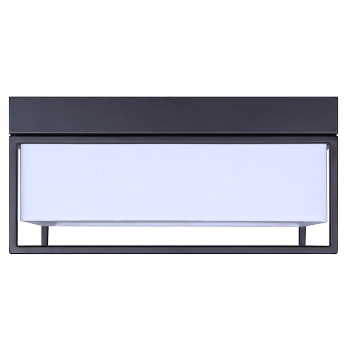 Canarm Bretton 1 Light LED 12" Flush Mount, Black