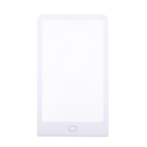 Canarm Therapy Lamp LED Table Mirror | White Portable Light Therapy & Reading Lamp | Desk & Bedside | 6 x 10 in | Model LH01WH-C