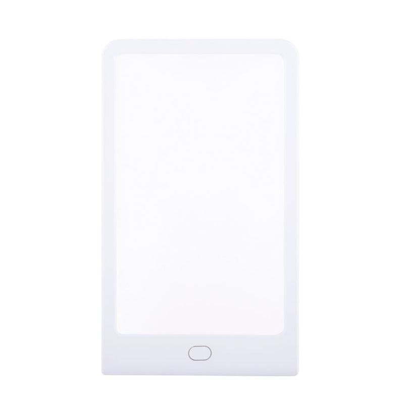 Canarm Therapy Lamp LED Table Mirror | White Portable Light Therapy & Reading Lamp | Desk & Bedside | 6 x 10 in | Model LH01WH-C