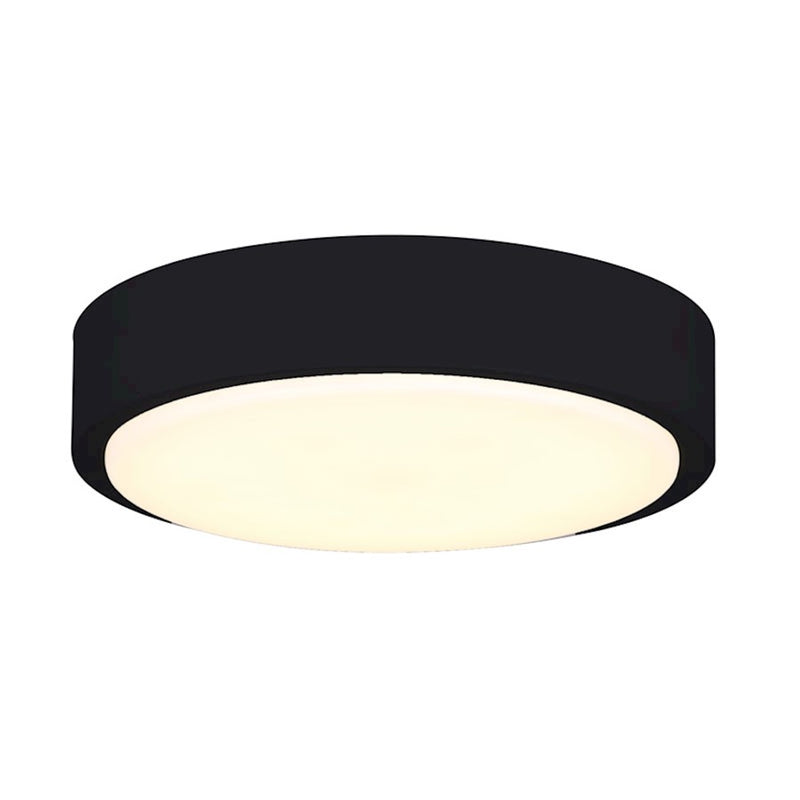 Canarm Industrial Fan Light Kit | Matte Black Metal and Acrylic | Ceiling Fan Light | 9 x 2 in | Model LK-CPBK