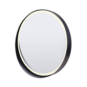 Canarm 27in Round LED Mirror | Adjustable 3000K-6000K with Defogger | Bathroom & Vanity | 27 x 27 in | Model LMD02A2727D
