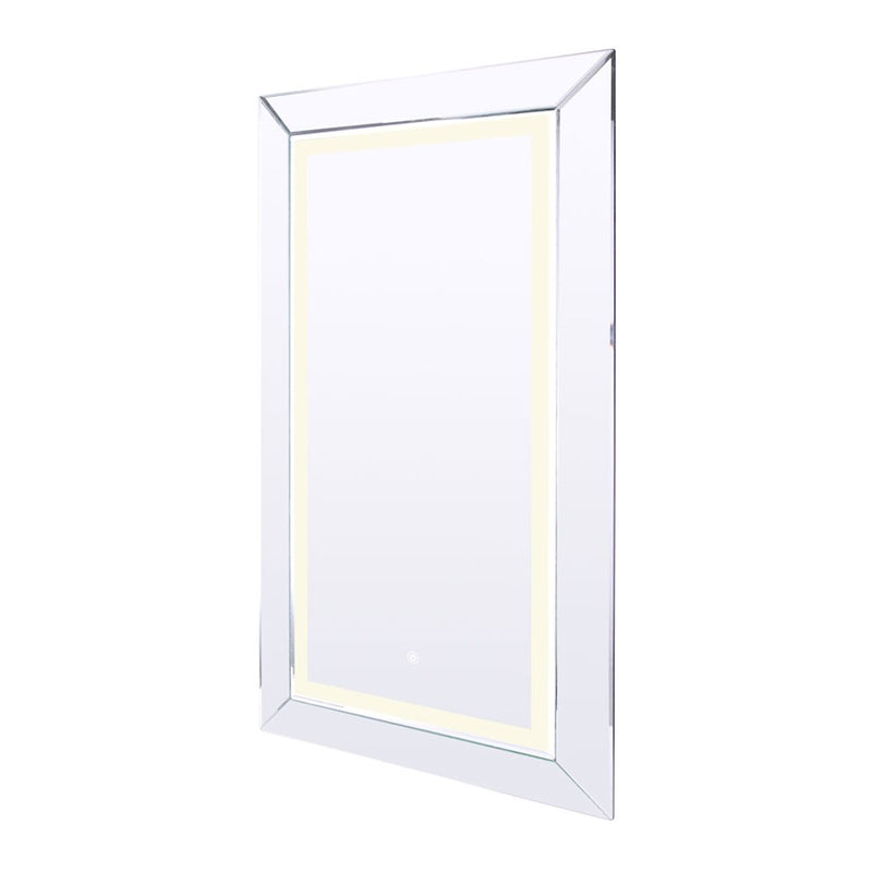 Canarm 42in LED Mirror | Modern Wall Mirror | Bathroom & Dressing Room | 24 x 42 in | Model LMV01W2442D