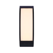 Canarm Bardo 13in LED Outdoor Wall Light | Matte Black Acrylic Shade | Entryway & Patio | 4.38 x 4.38 x 13.25 in | Model LOL530BK