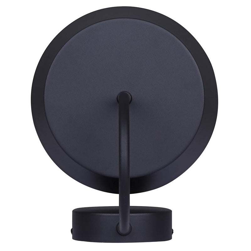 Canarm Baxley 11in 1-Light Outdoor Lantern | Modern Black Metal and Acrylic | Entryway & Garden | 11 x 9 x 8.38 in | Model LOL638BK