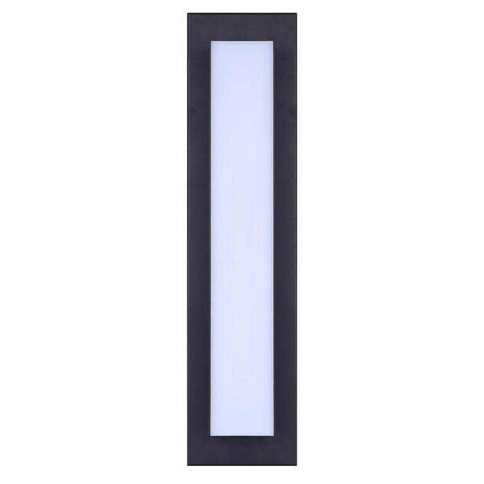 Canarm Amani 1 Light 17.75" Outdoor Lantern, Black