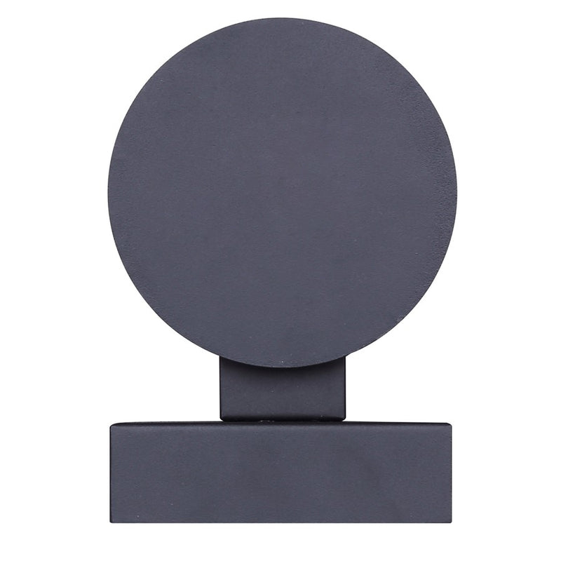Canarm Javon 7in 1-Light Outdoor Wall Lantern | Black Metal and Opal Glass | Entryway & Patio | 4.75 x 7 x 7 in | Model LOL650BK