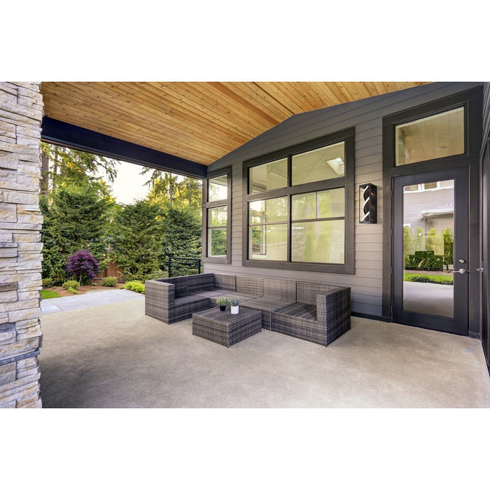 Canarm Zora 1 Light 5" LED Outdoor Lantern, Black