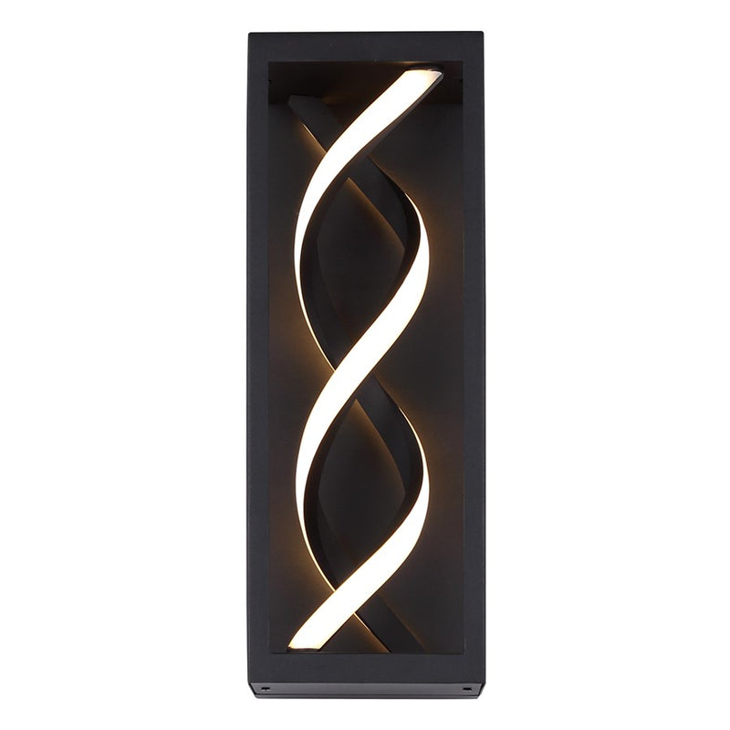 Canarm Zora 5in 1-Light LED Outdoor Wall Lantern | Black and Silicone Rubber | Entryway & Patio | 5 x 4 x 14 in, Wet Rated | Model LOL655BK