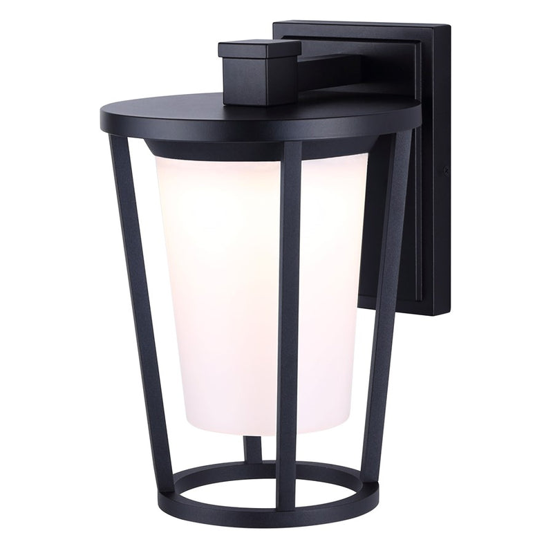 Canarm Vero 1 Light 8.5" Outdoor Lantern, Black