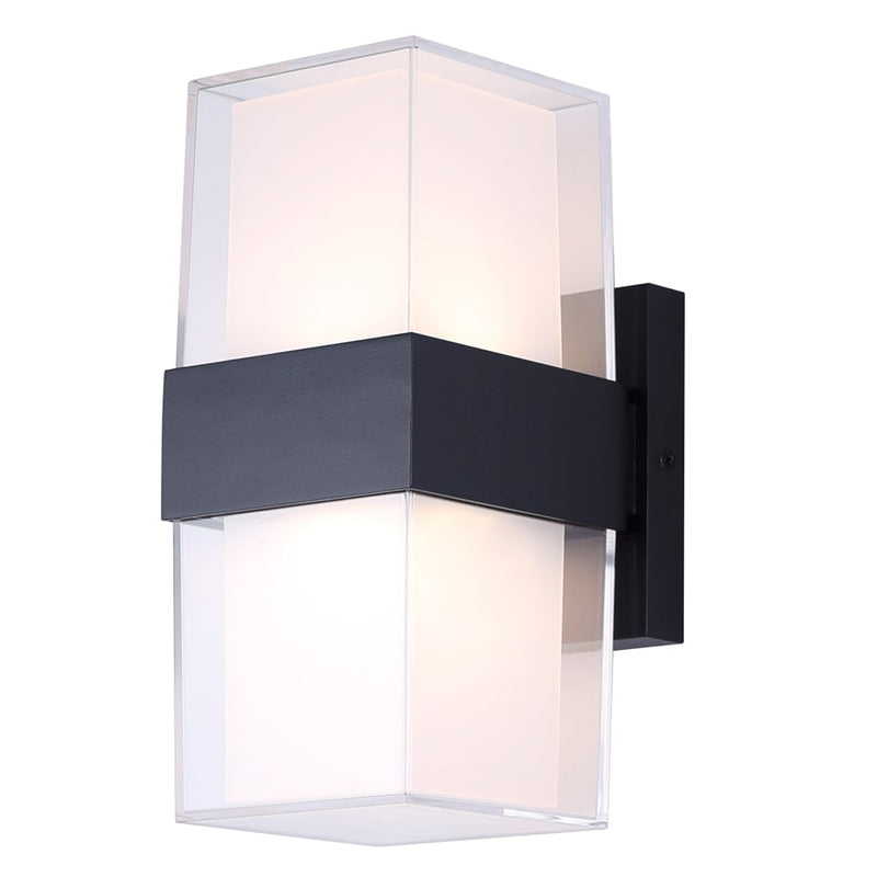 Canarm Axl 1 Light 4.94" Outdoor Lantern, Black